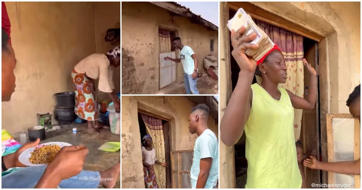 Nigerian mum, stranger, food, cash