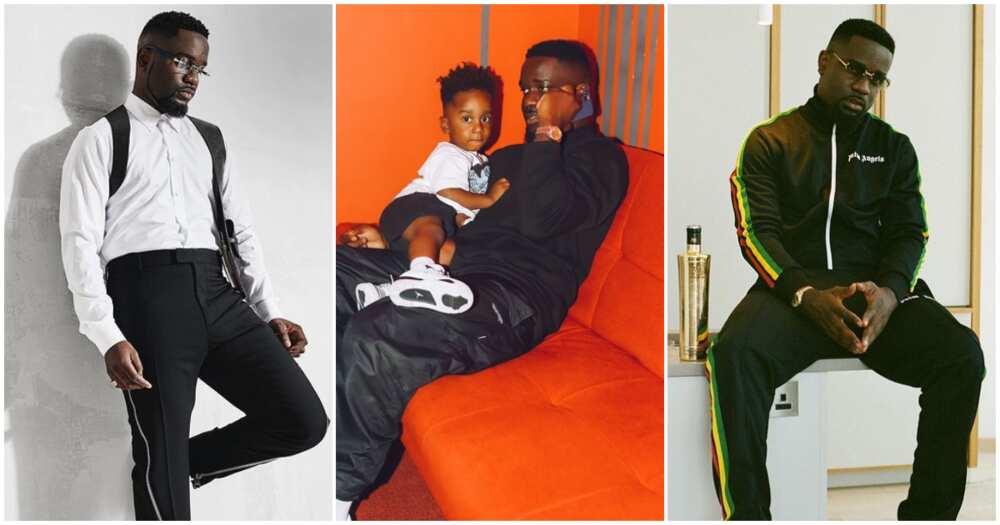 Sarkodie and son MJ