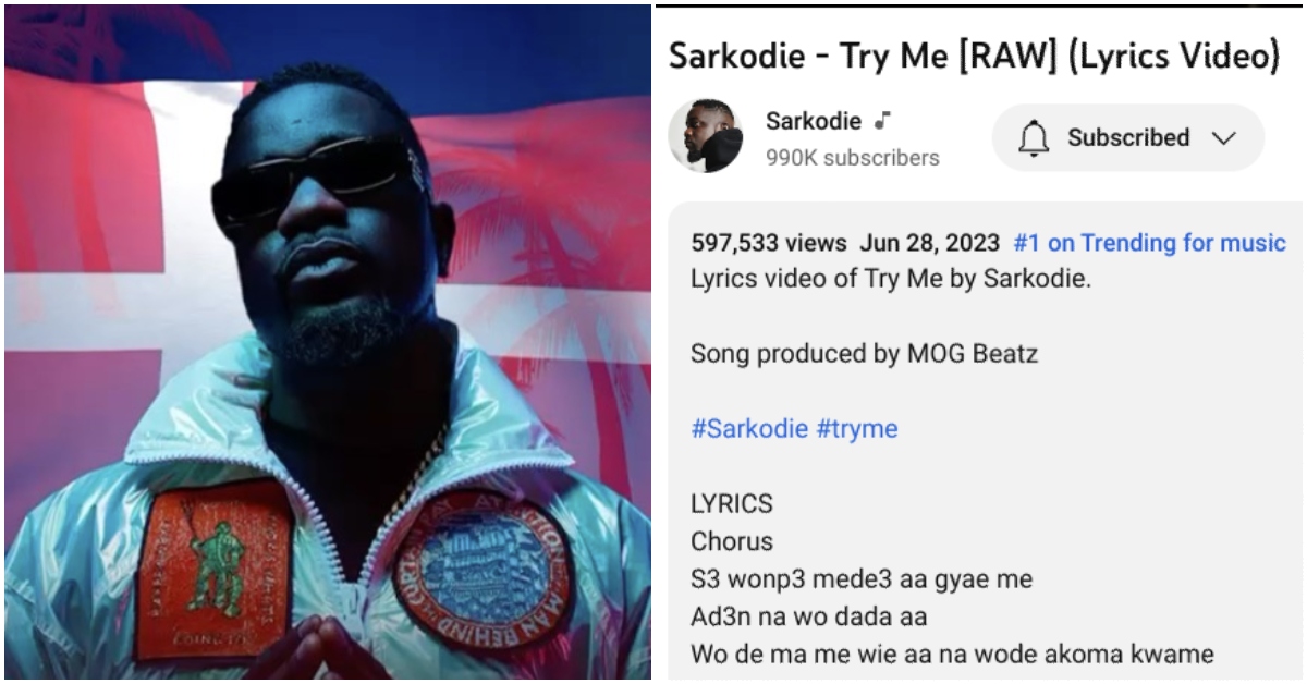Sarkodie's Try Me
