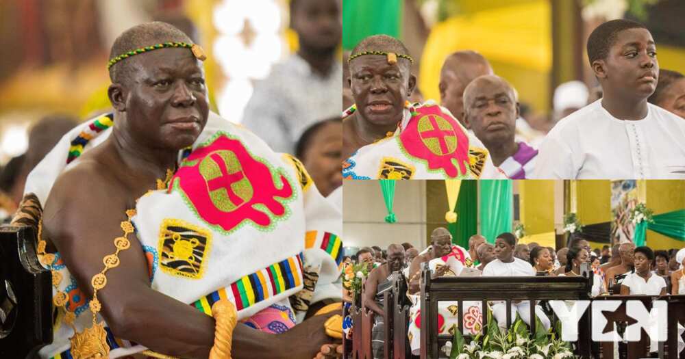 Photos of Otumfuo Osei Tutu with his wife and children pop up from his 69th birthday