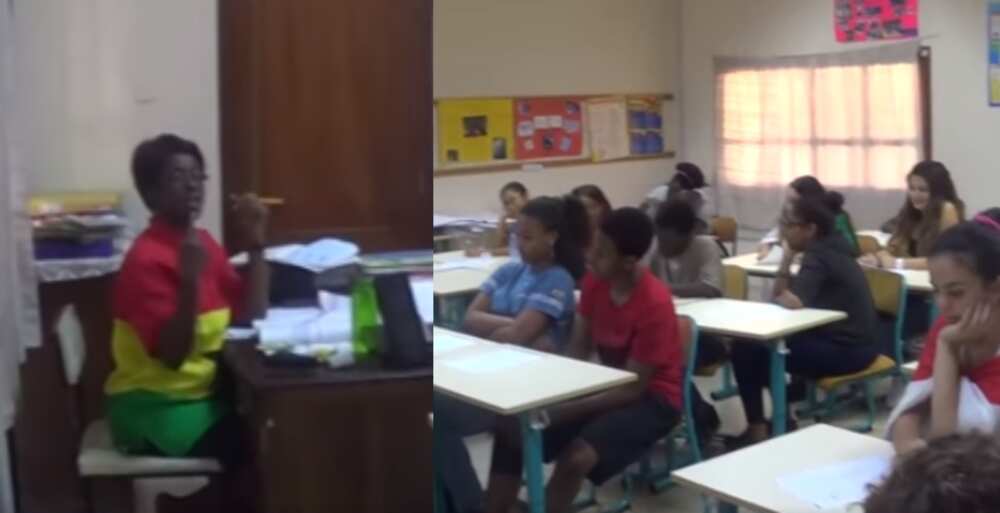 Video of Foreign Students Learning Ghanaian Akan Language, Twi, in Class Goes Viral Online