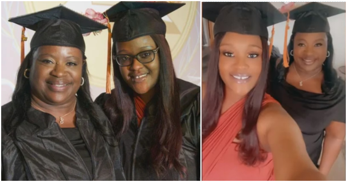 Determined mother-daughter duo graduate from same nursing school on same day: “We decided to do it together”