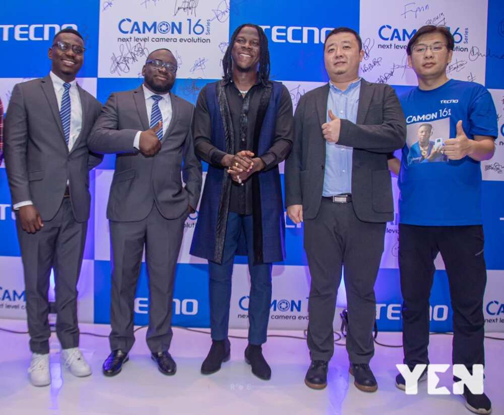 Tecno launches latest Camon 16 series in Ghana; unveils Stonebwoy as brand ambassador (photos)