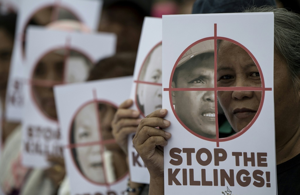 Rights groups say Philippines President Rodrigo Duterte created a climate of impunity and estimate that tens of thousands have been killed by police, hitmen and vigilantes