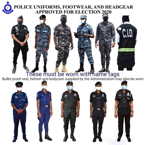 Election 2020: Photo of prescribed uniform police officers must wear on voting day pop up