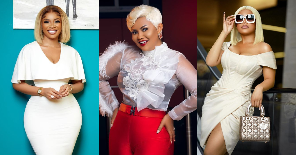 7 top Ghanaian female stars who went blonde and changed completely