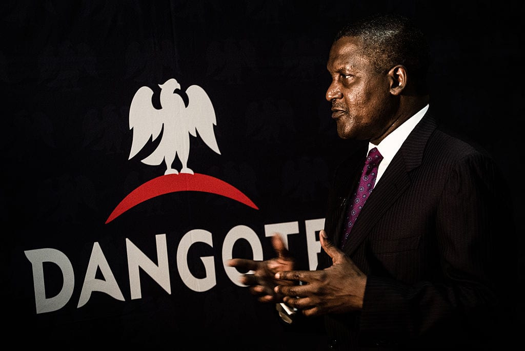 Dangote on track to close 2021 at the richest level he has ever been in 7yrs, thanks to his cement company