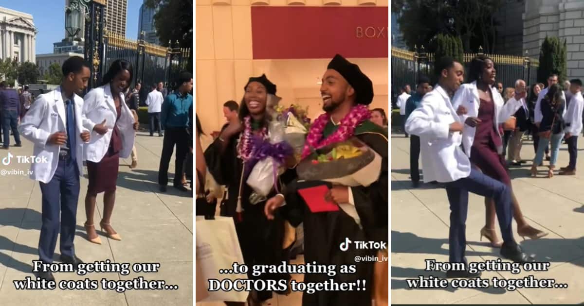 TikTok user @vibin_iv shared a heartwarming video showing her and her male besties' journey together