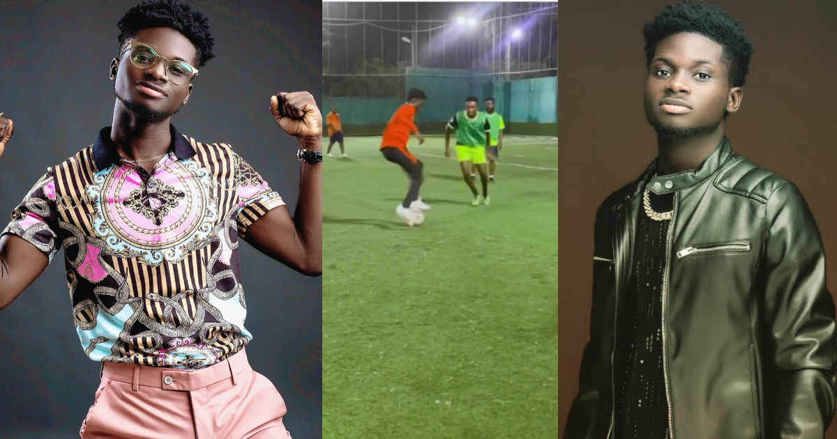 Kuami Eugene Stuns fans with Football Skills in new Video; They hail him