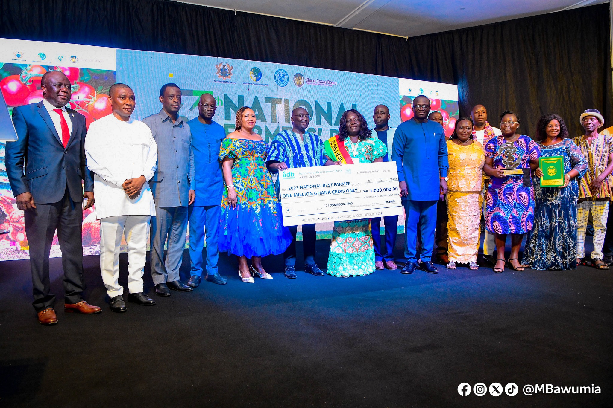 Photos of Charity Akortia, Bawumia, and others.