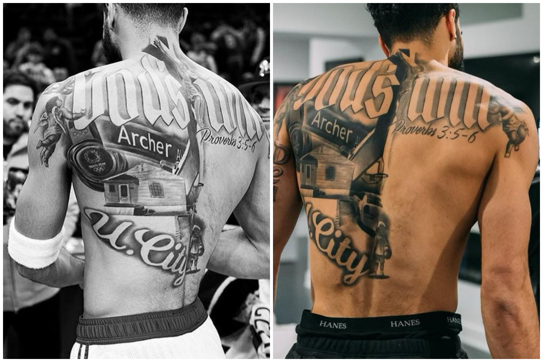 Jayson Tatum shows off new massive back tattoo Jayson Tatum Jersey HD  wallpaper  Pxfuel
