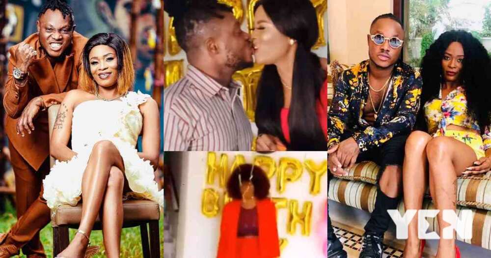 Joana Gyan: Keche Andre throws private birthday for his wife (Video)