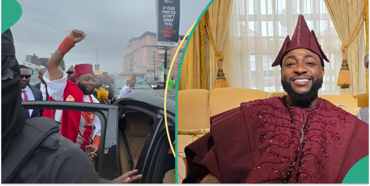 Chivido 2024: Davido appreciate fans on the streets as he drives to his wedding venue, “Nigeria is happy”