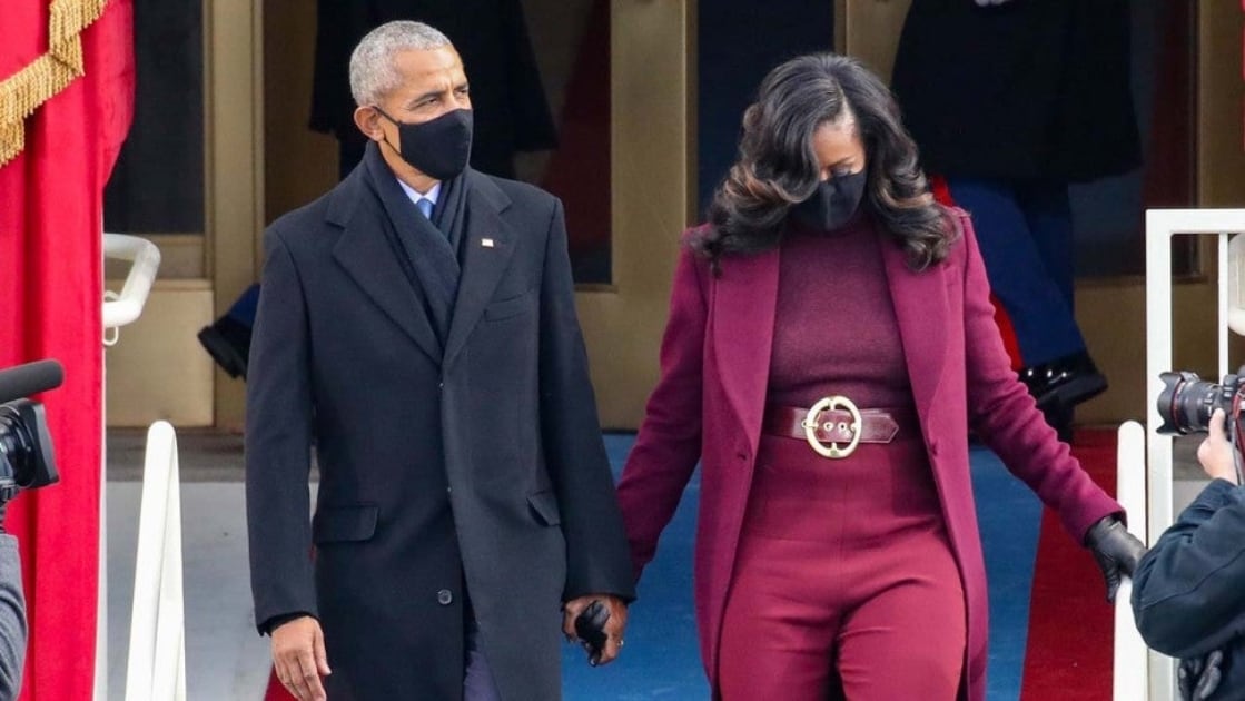 Michelle Obama's outfit at Biden's inauguration thrills internet