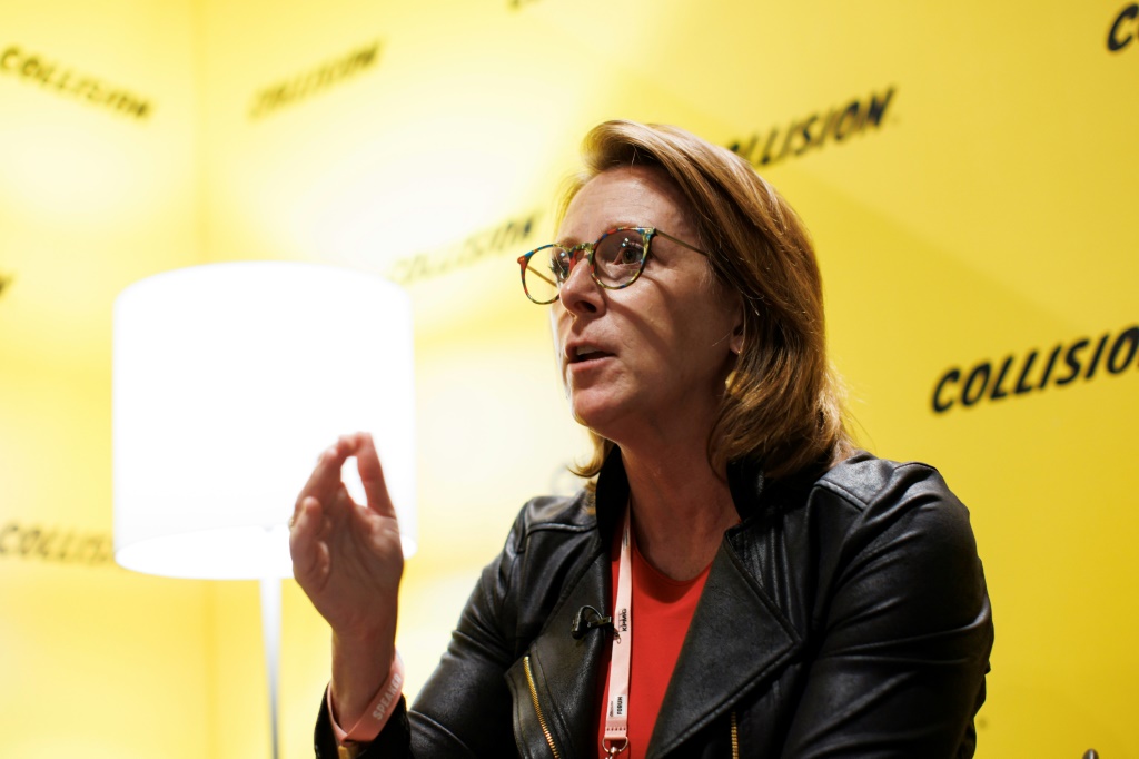 Marnie Wilking, the chief information security officer of Booking.com is photographed during an interview at Collision 2024 in Torontoon June 18, 2024