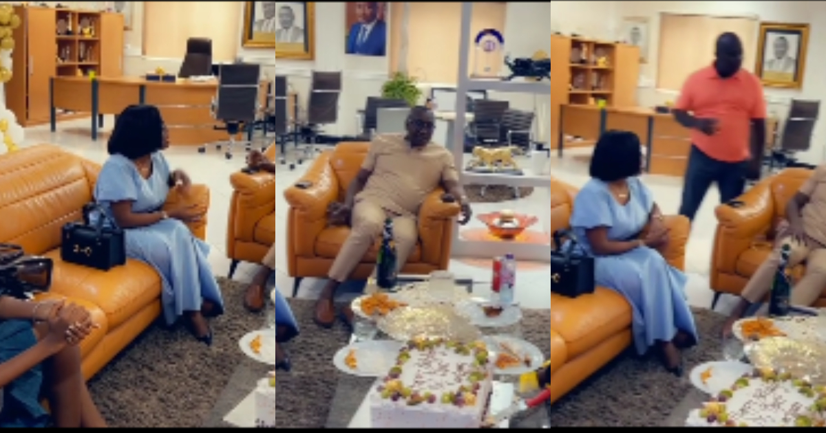 Natalie Fort, Nana Aba Anamoah, others surprise Ofori Sarpong on his b'day today (video)