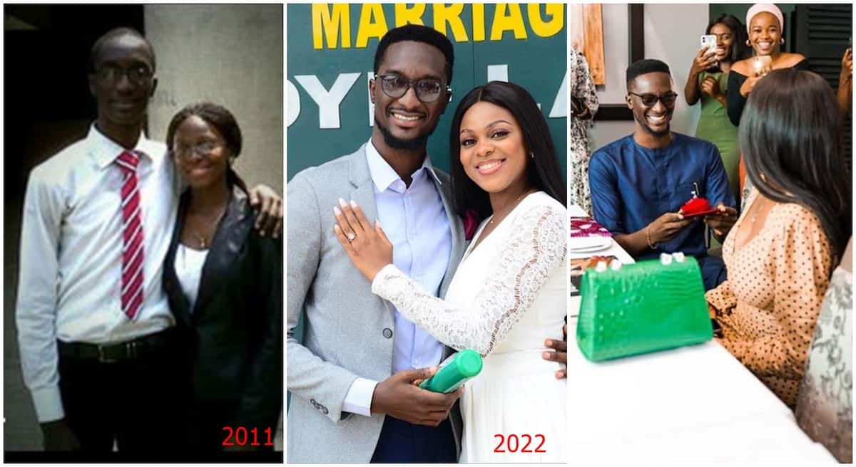 Photos of young Nigerian man and his new wife.