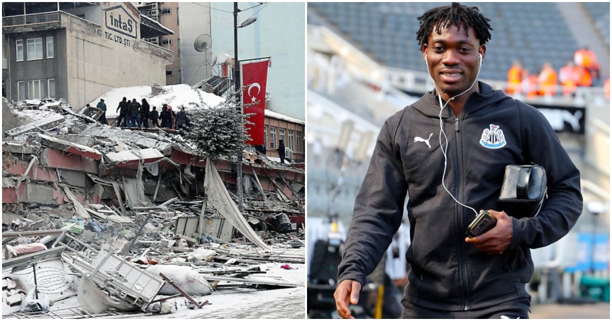 Christian Atsu has been trapped under the rubble after the Turkey earthquake.