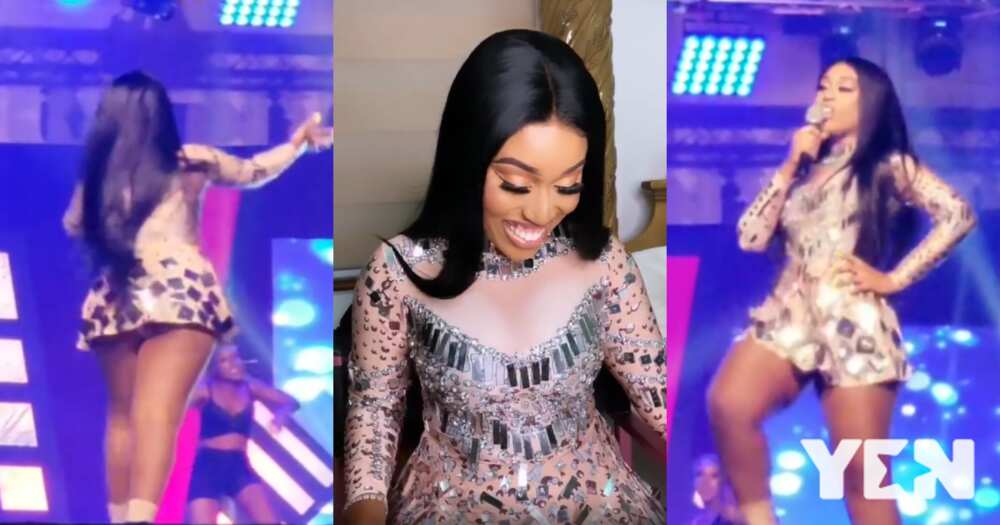 Fantana speaks after viral video of her showing her pant at Shatta Wale's concert