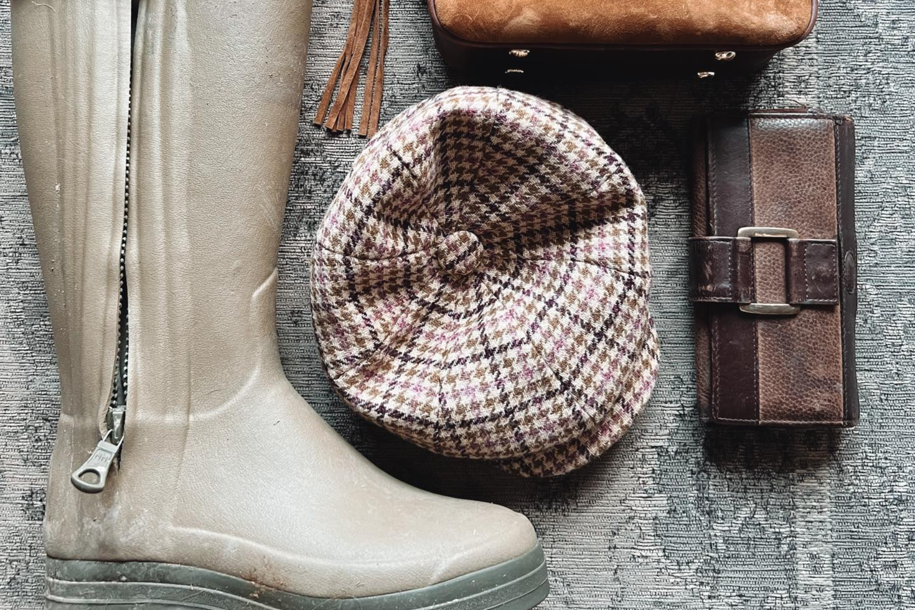 A view of country shoes and accessories