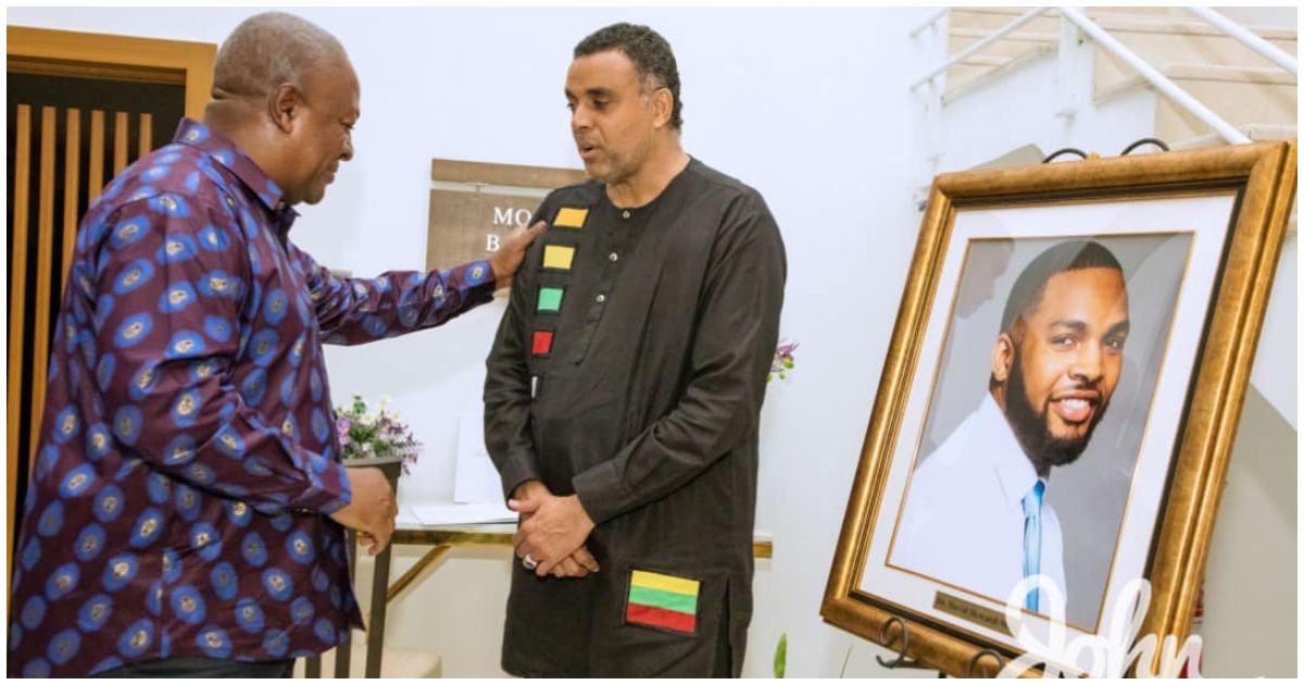 “Losing your child is a painful experience” – Mahama consoles Dag Heward Mills