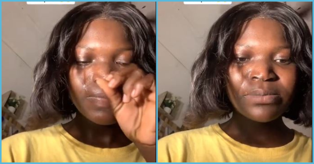 GH lady loses job offer, weeps while eating: "Stayed up till 4 am but I didn't get the job"