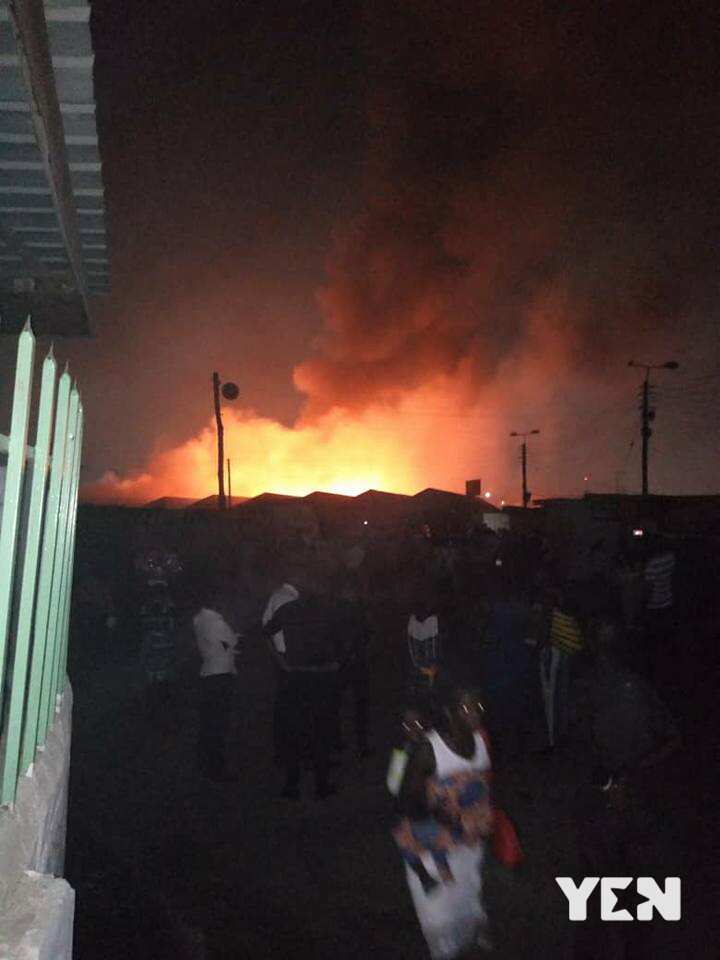 Fire guts Odorna Market at Kwame Nkrumah Circle