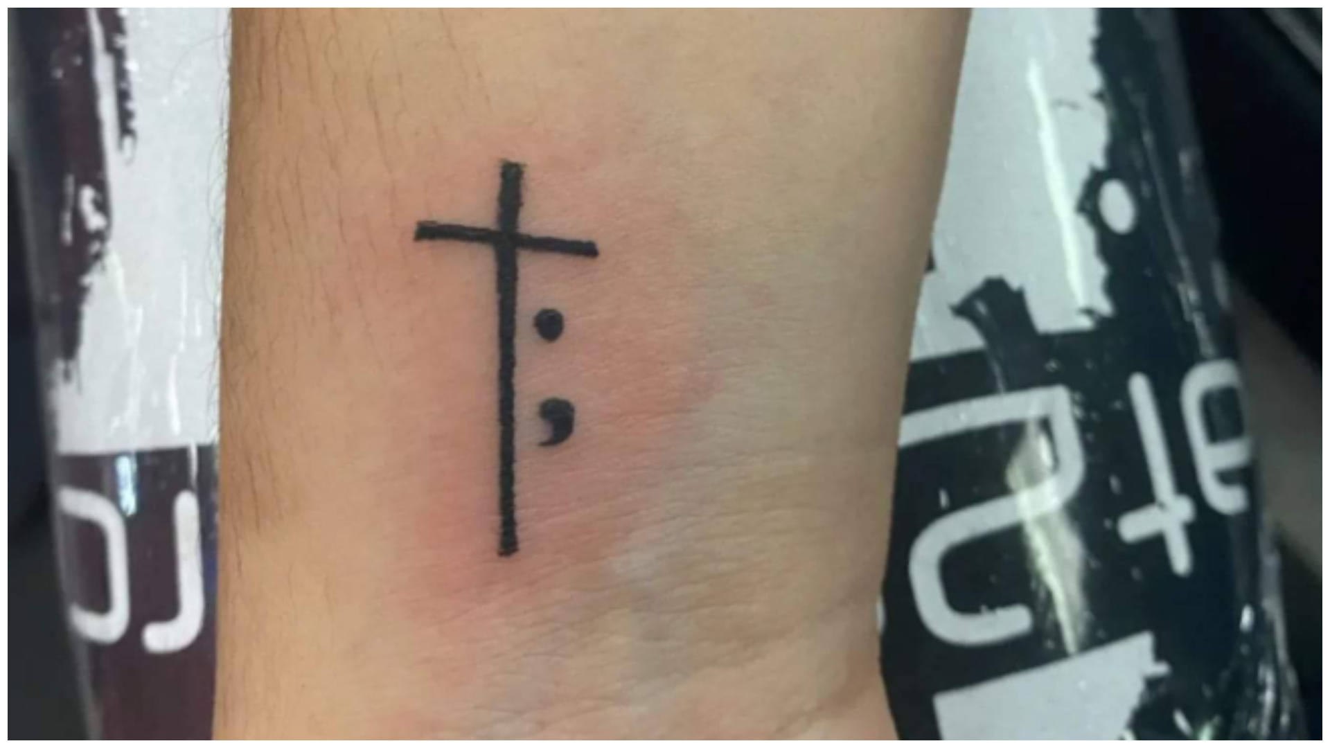 45 Masculine Semicolon Tattoos For Men: Symbolizing Strength And Resilience