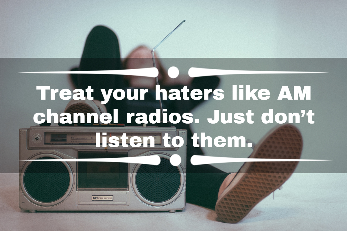 haters quotes