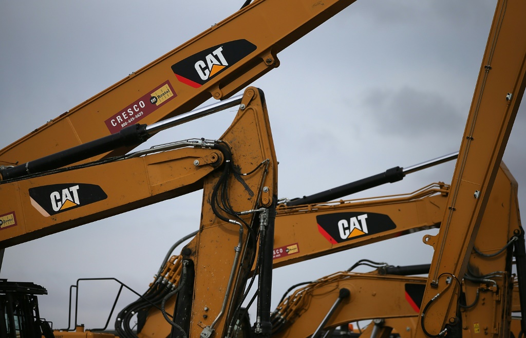 Strength in Caterpillar's North America and Middle East markets offset weakness in China and Europe