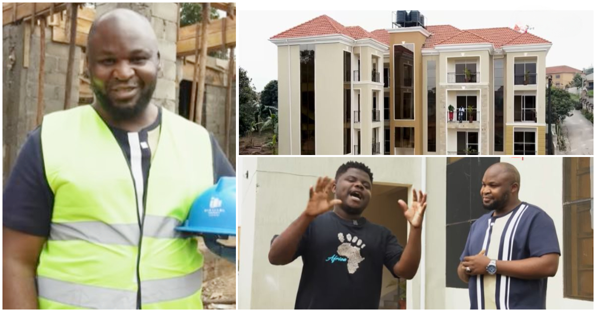 Photos of a Ugandan man who built over 200 homes