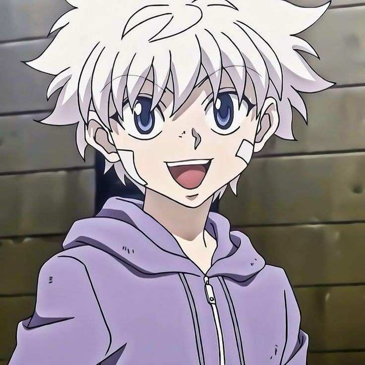 white-haired anime characters