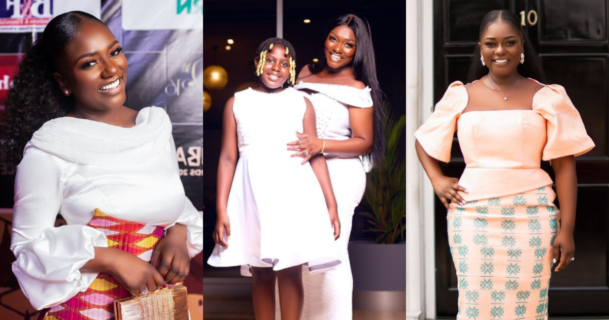 Dentaa Amoateng releases a beautiful photo to mark daughter's 10th b'day