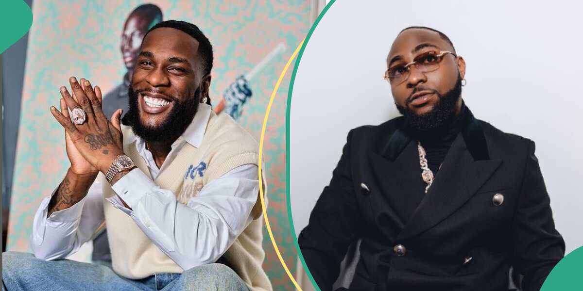 Burna Boy reacts to old clip of him and Davido dancing in a club: "U see me smile nor mean say I dey smile"