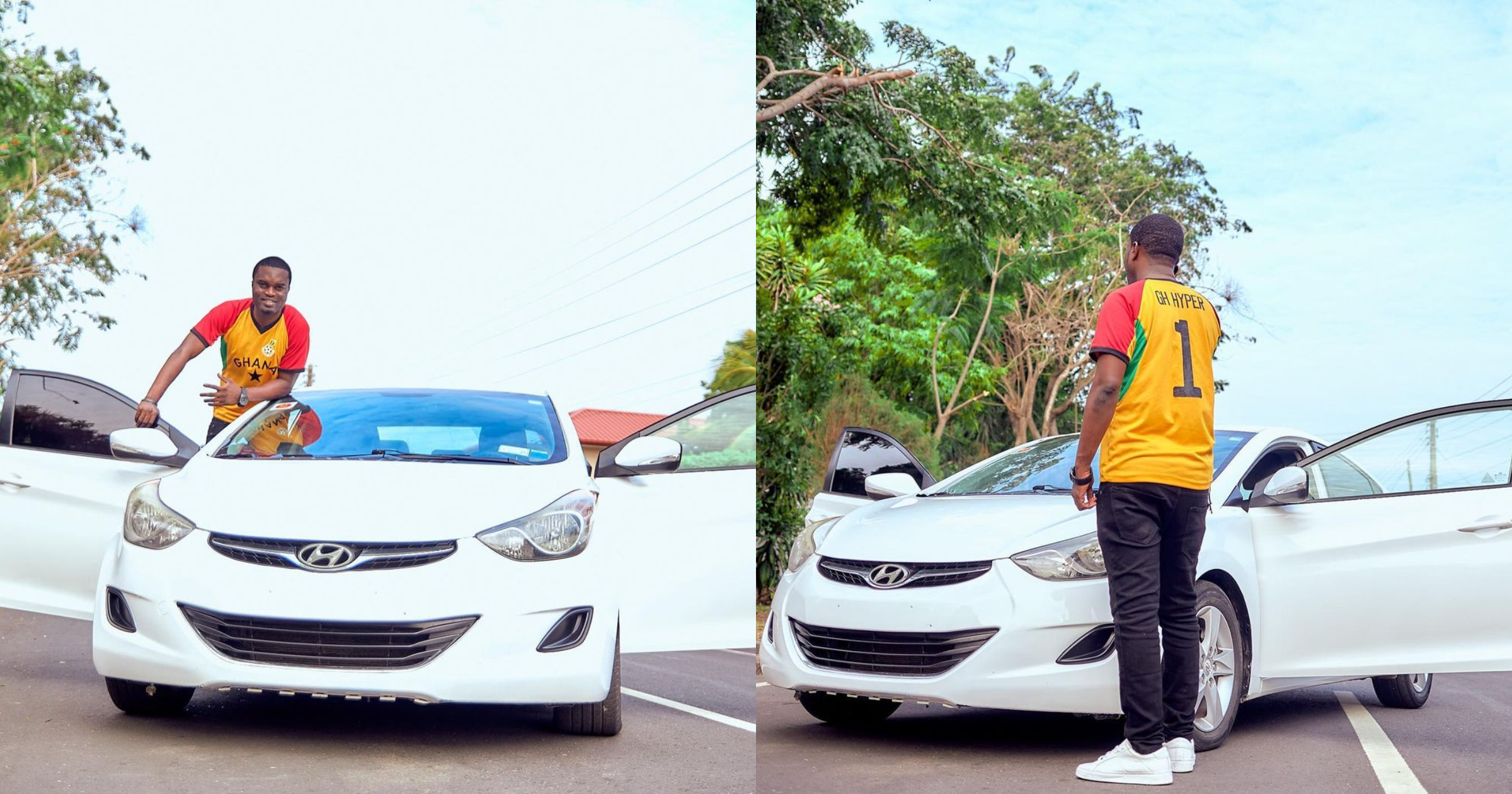 Ghhyper: Celebrity Blogger Celebrates As He Buys His First Car; Fella, Tracey Boakye, Others React