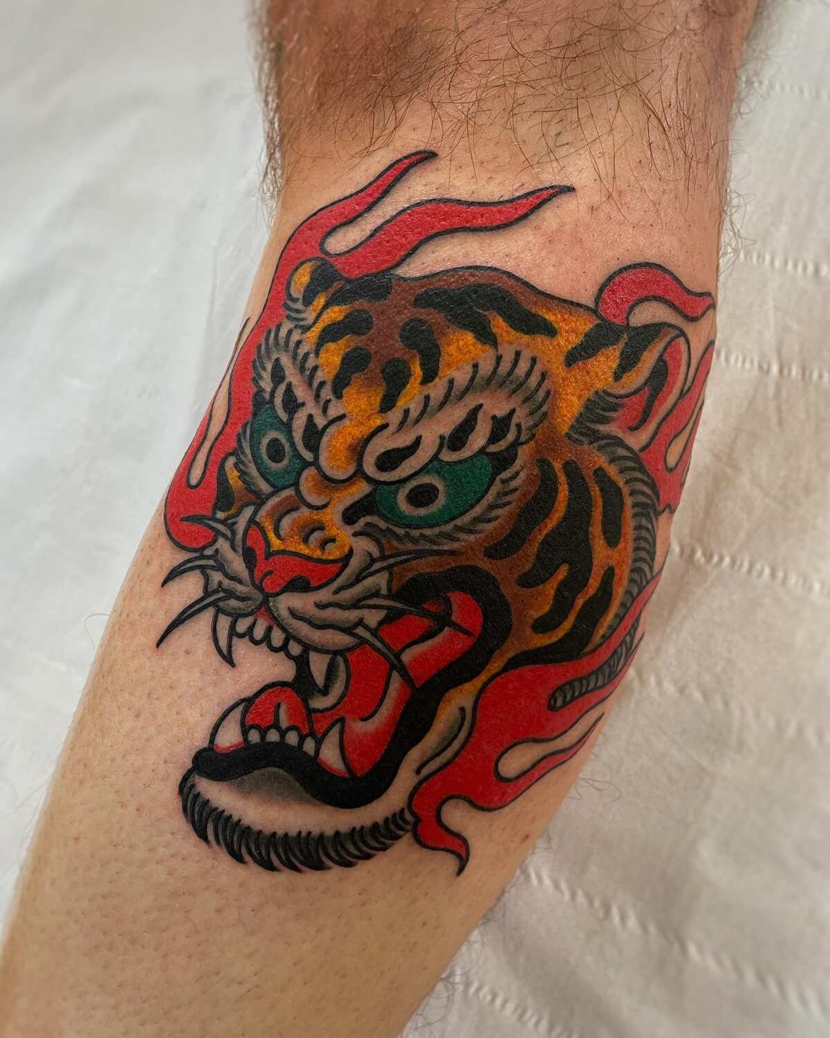 This item is unavailable | Etsy | Traditional tiger tattoo, Tiger tattoo,  Traditional tattoo flash