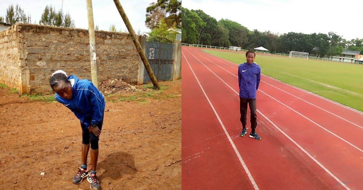 20 extremely confusing photos of Eldoret man who successfuly impersonated female athlete