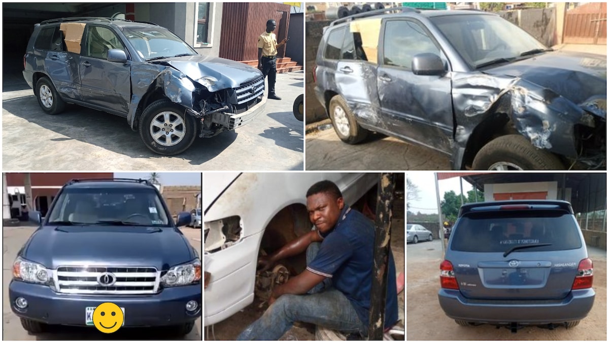Creative man converts badly damaged vehicle into exotic, beautiful car