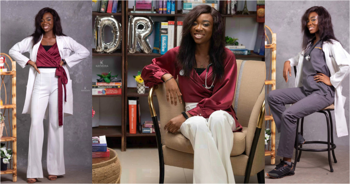My God is Sufficient - Ghanaian Lady Celebrates as she Becomes a Doctor from KNUST, Drops Stunning Photos