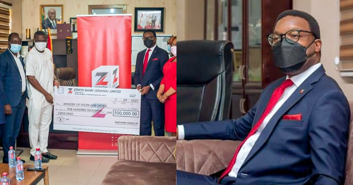 Zenith Bank Ghana makes GHC500,000 donation to national teams