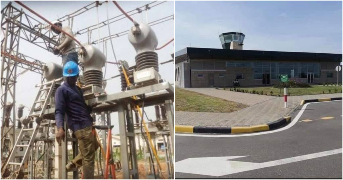 ECG has disconnected power to the Ho Airport