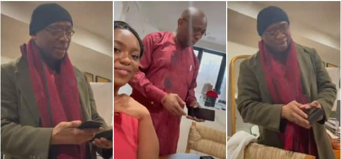 Dad jubilates in video, hugs his daughter passionately for gifting him a brand new phone