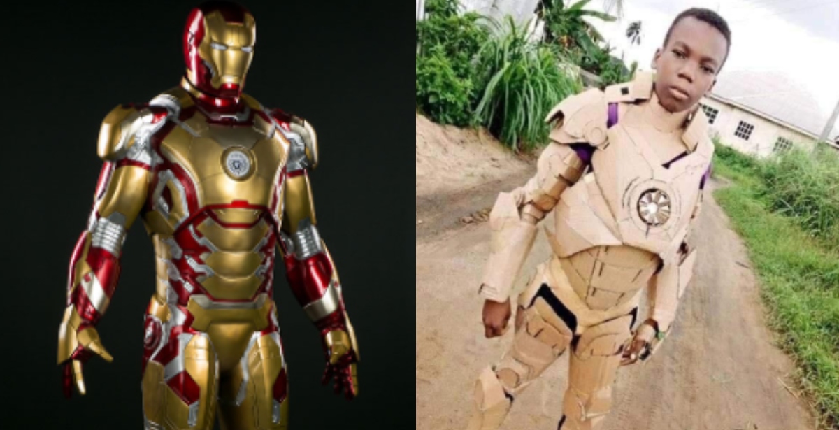 A Young man has Impressed many After Transforming Papers into an Iron Man suit
Source: Side Show