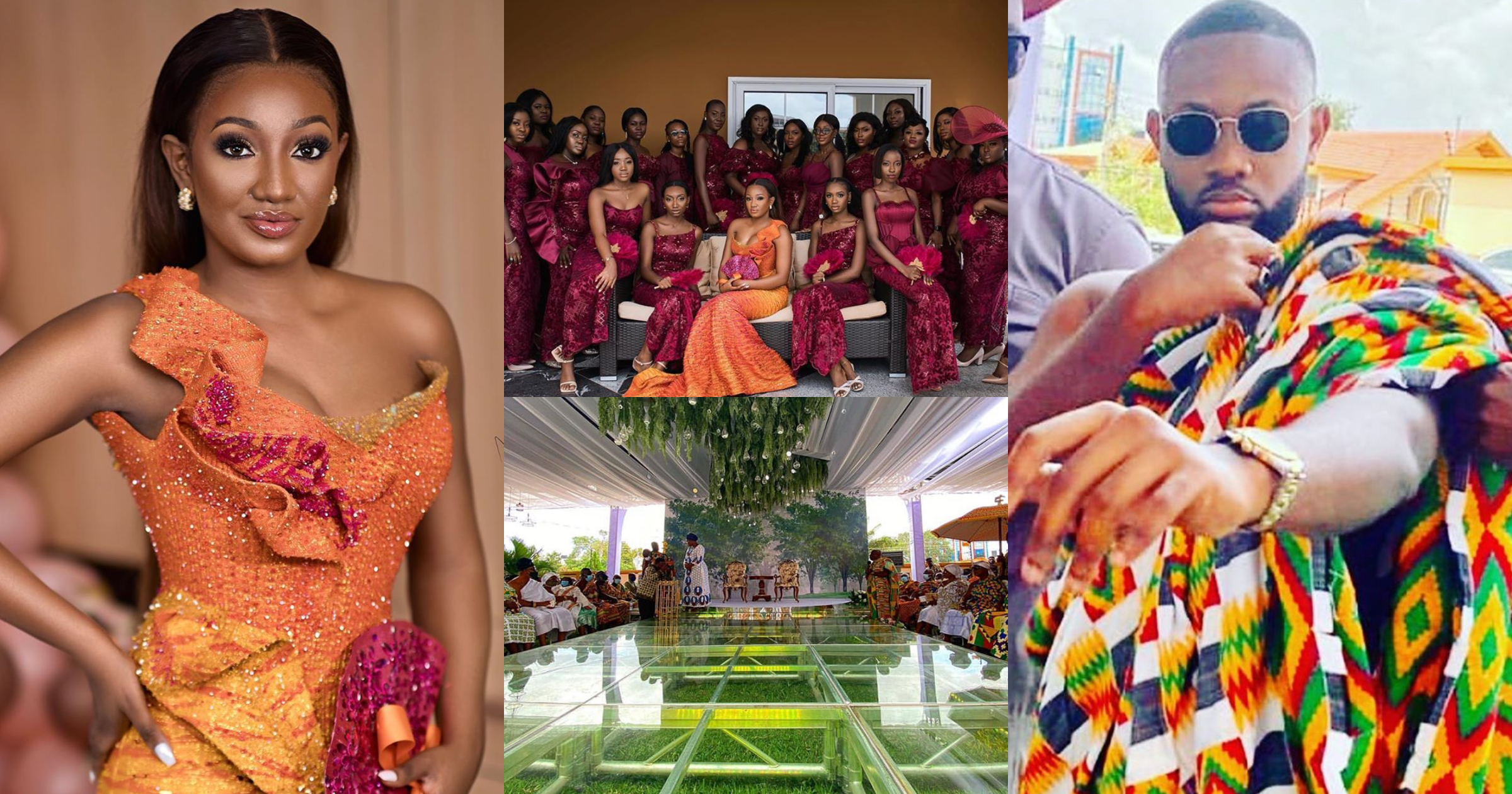 Cindy Ofori Sarpong: 15 fresh photos from traditional wedding of Ofori Sarpong's daughter