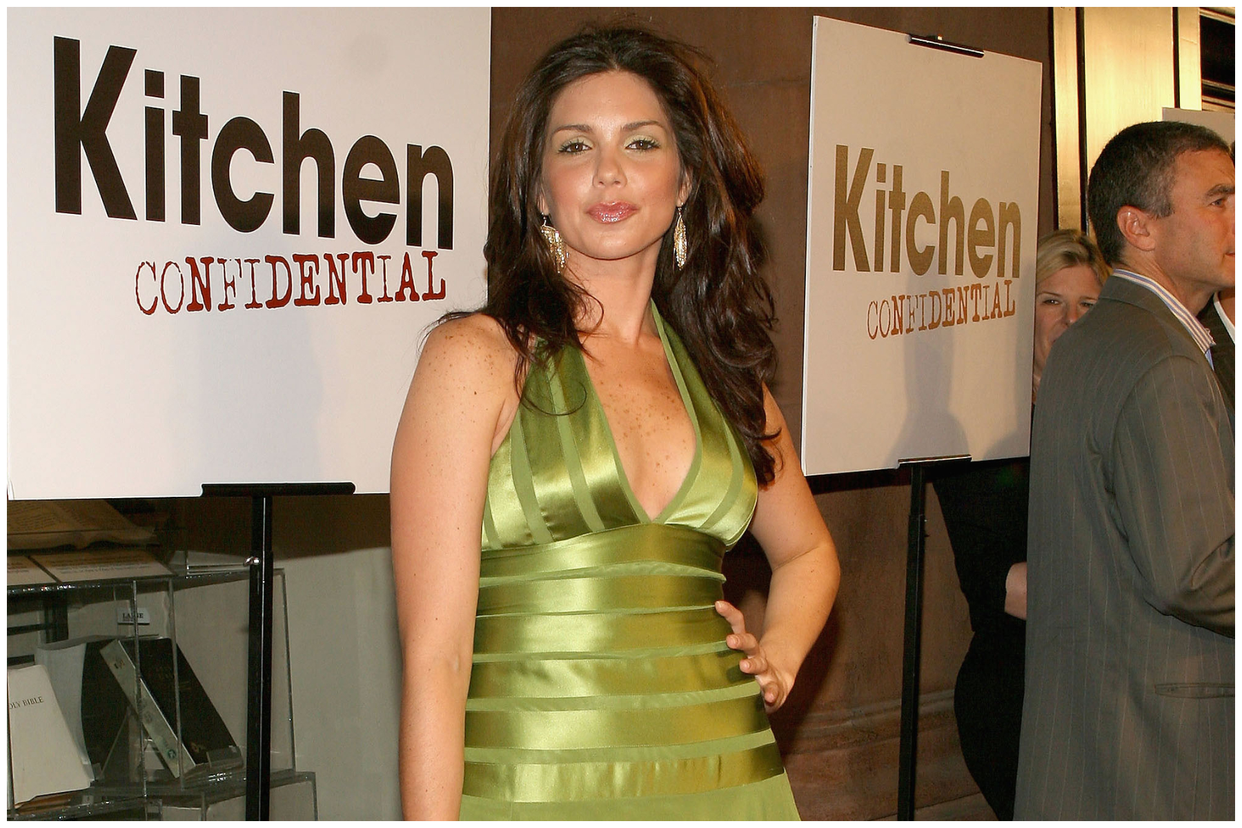 Tessie Santiago arrives for the premiere Party For the New Fox TV Show "Kitchen Confidential" at Brasserie Las Halles