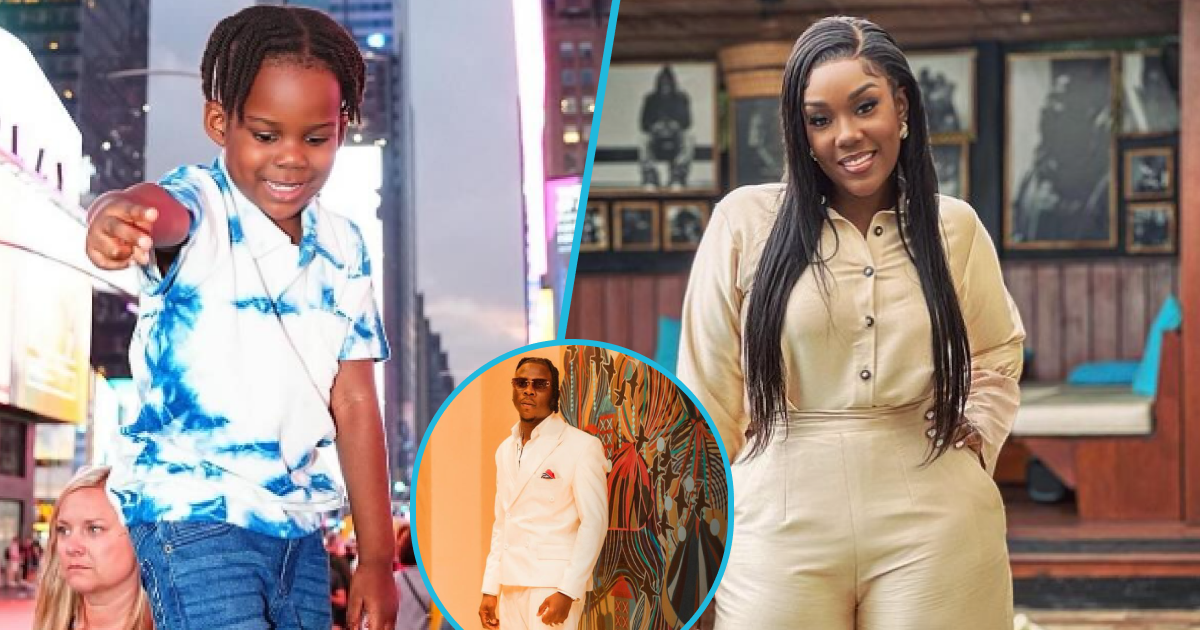 Stonebwoy: Musician's wife Dr Louisa drops sweet message for their son's 5th b'day: “Love you non-stop”
