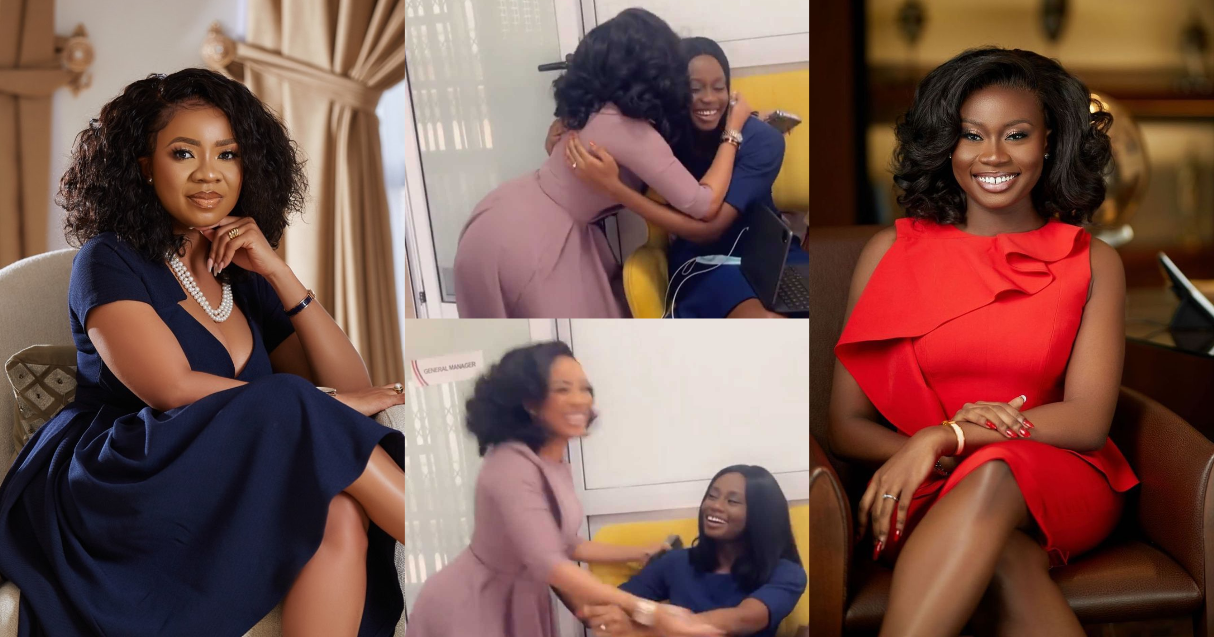 Natalie Fort Hangs Out With Nana Aba Anamoah, Serwaa Amihere As She Joins GHOne TV (Video)