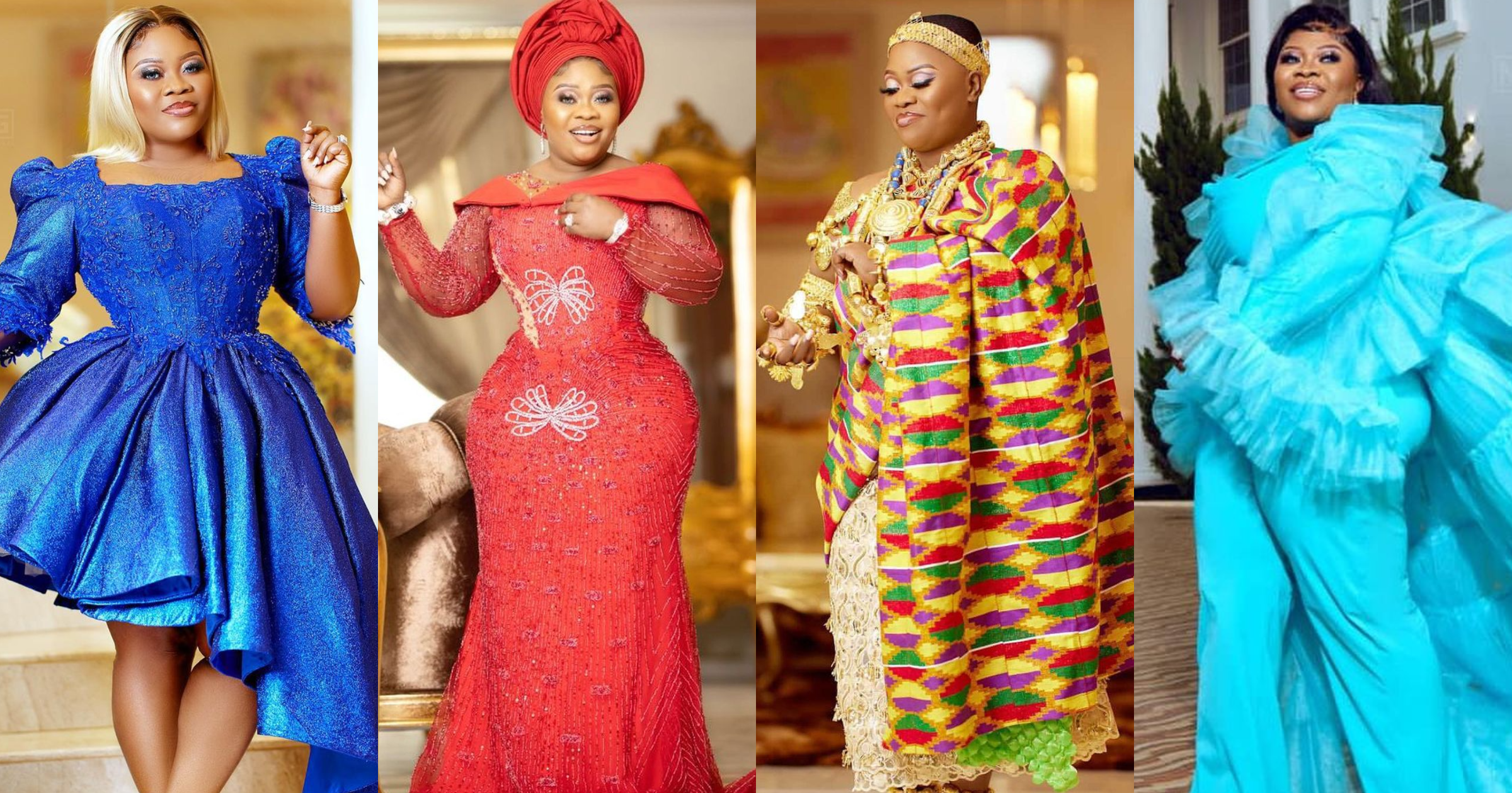Obofour's wife celebrates birthday like a queen; drops beautiful fashionista photos