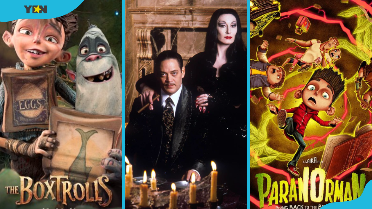 The Box Trolls, The Addams Family, and ParaNorman posters