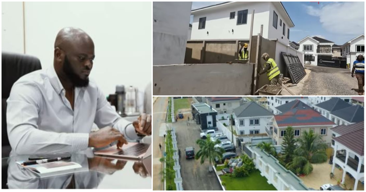 Ghanaian man builds 112 houses despite growing up poor